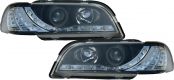 Headlight Dragon Design clear/black Volvo V40/S40