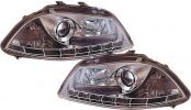 Headlights Dragon Design clear/chrom Seat Ibiza