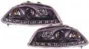 Headlights Dragon Design clear/black Seat Ibiza