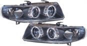 Headlights with Angeleyes black Seat Toledo/Leon