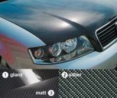 CARBODY Designfolie Carbonline Carbon fiber Look grey 150x150cm