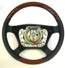 Steering wheel comfort Zebrano/leather Mercedes R129 W124 up to