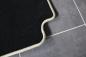 Preview: Floor mats 2 pcs. black/beige outline fit for BMW Z3