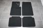 Preview: Floor mats 4 pcs. black/black outline fit for BMW 02 E10