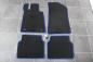 Preview: Floor mats 4 pcs. black/blue outline fit for BMW 3er E21
