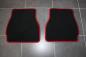 Preview: Floor mats 4 pcs. black/red outline fit for BMW 3er E30 Convertible