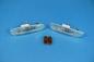 Preview: Side indicator clear/chrome fit for BMW 3er E46 Sedan Touring Compact Coupé Convertible