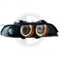 Preview: XENON Headlights Facelift-Look BLACK fit for BMW 5er E39 Bj. 09/95 - 08/00
