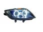 Preview: Headlights BLACK with Angel eyes CCFL-Technik fit for BMW Z4 (E85/E86)