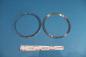 Preview: Door speaker rings 110mm polished (2 pcs) fit for BMW E36 / Z3