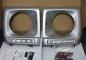 Preview: Headlight frame with daylights SILVER fit for Mercedes W463