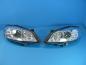 Preview: H1/H1 Headlights with LED stripe CHROME fit for Opel Astra G