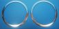 Preview: Door speaker rings 110mm polished (2 pcs) BMW E36/Z3
