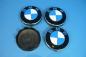 Preview: 4x BMW Nabenkappe mit Chromrand