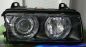 Preview: H7/H7 Headlights clear/black with angeleyes fit for BMW 3er E36 all models