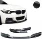 Preview: Spoilerlippe vorn Carbon Optik 2-teilig Sport Look passend für BMW 3er F30 / F31 (10/2011 - 2019)