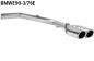 Preview: Bastuck Rear pipe set RH 2x 76mm BMW E90/E91/E92/E93