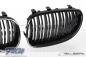 Preview: Shadow-Line Kidney black fit for BMW 5er E60/E61 Sedan/Touring