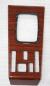 Preview: Console in zebrano fit for Mercedes W123 (8)