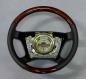 Preview: Lenkrad Airbaglenkrad in Wurzelholz/Leder passend für Mercedes R129 / W124 / W140 / W201 / W202 / W210