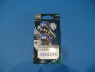 PHILIPS silver (2 pieces) for white indikators, Taillights