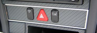Chrom Warnblinkerrahmen passend für Mercedes R170 SLK