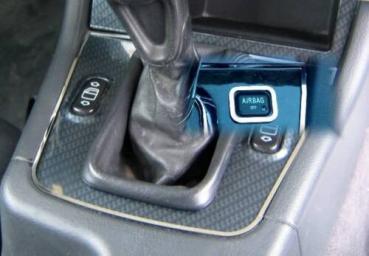 Chrom Rahmen Schaltkulisse + Airbag Schalter passend für Mercedes R170 SLK