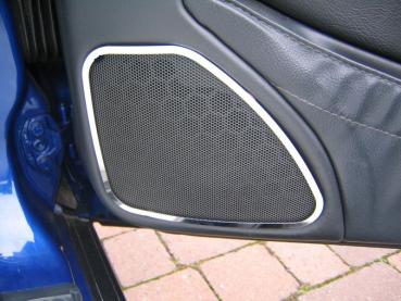 Chrome frame door speaker 2pcs. fit for Mercedes R170 SLK