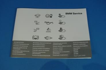 BMW Service Booklet multilingual BMW 1er 3er 5er 6er 7er X1 Z4