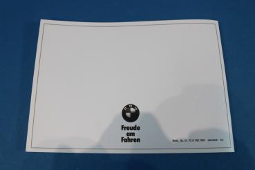BMW Service booklet GERMAN BMW Z1 (09/1989 - 07/1991)
