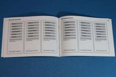 BMW Service booklet GERMAN BMW E31 E36 E38 E39 Z3