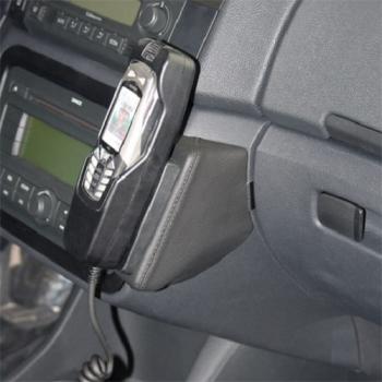 KUDA Telefonkonsole passend für Skoda Fabia 02/07 / Roomster 06/06 (MU) Kunstleder schwarz