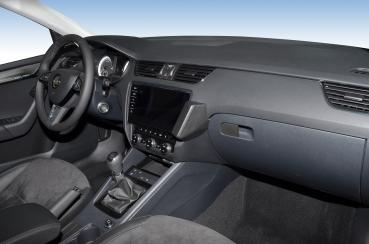 KUDA Telefonkonsole passend für Skoda Octavia ab 2013 & 2017 Kunstleder schwarz