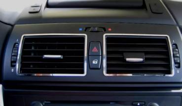 Rahmen Lüftungsschacht Mitte poliert passend für BMW X3 E83