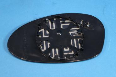 Preview: Spiegelglas chrom beheizt rechts passend für BMW 1er E81-E88, 3er E90-E93