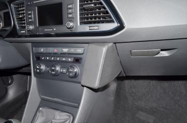 Preview: KUDA Telefonkonsole passend für Seat Leon ab 2013 Kunstleder schwarz