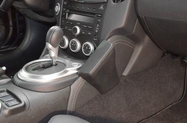 KUDA Telefonkonsole passend für Nissan 370z ab 04/2009 Kunstleder schwarz