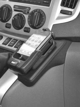 KUDA Telefonkonsole passend für Nissan NV 200 ab 07/2009 Kunstleder schwarz