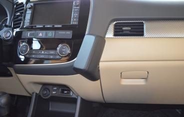 KUDA Telefonkonsole passend für Mitsubishi Outlander ab 10/2012 Leder schwarz