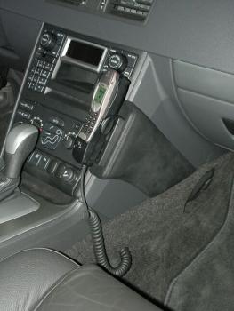 KUDA Telefonkonsole passend für Volvo XC90 ab 01/03 Kunstleder schwarz