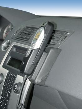 KUDA Handy Halterung passend für Volvo S40/V50 ab 4/04 / C30/C70 ab 5/06 Leder schwarz