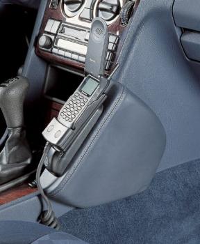 KUDA Phone console fit for Mercedes W202 C-Class real leather black