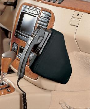 KUDA Phone console fit for Mercedes S-Klasse (W220) from 10/1998 upto 08/2005 artificial leather black