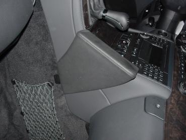 KUDA Telefonkonsole passend für Mercedes CLS (W219) ab 10/04 Leder schwarz