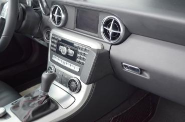 KUDA Telefonkonsole passend für Mercedes SLK R172 ab 03/2011 / SLC ab 2016 Kunstleder schwarz