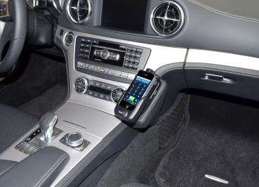 KUDA Telefonkonsole passend für Mercedes R231 SL Kunstleder schwarz