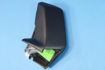 KUDA Telefonkonsole passend für BMW 5er E60/E61 ab 03/2007 - 03/2010 Kunstleder schwarz