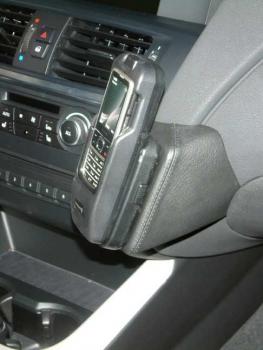 KUDA Telefonkonsole passend für BMW X3 (F25) ab 11/10 - 08/17 / X4 (F26) ab 05/13 - 03/18 Kunstleder schwarz
