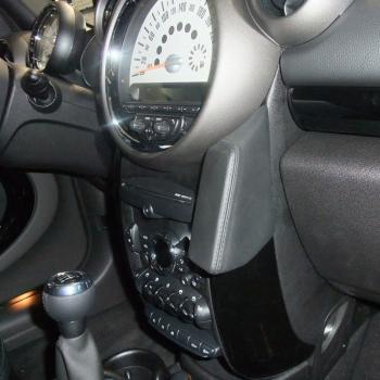 Preview: KUDA Telefonkonsole passend für Mini Countryman ab 09/10 - 07/14 Kunstleder schwarz