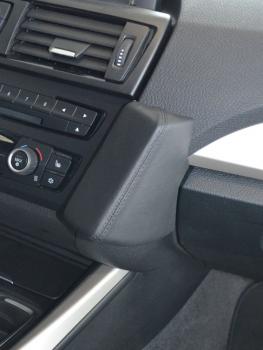KUDA Telefonkonsole passend für BMW 1er (F20) ab 10/2011 bis 2017 Leder schwarz